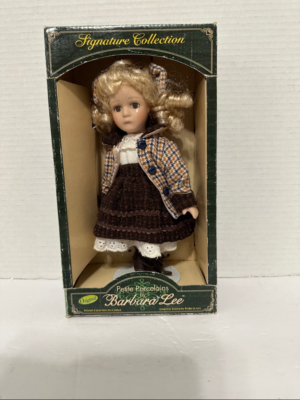 Vintage Signature Collection Petite Porcelain Doll by Barbara Lee